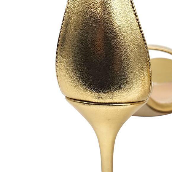 Manolo Blahnik Chaos Metallic Leather Sandals Size EU 36 US 5.5 - NWB $945 - Picture 8 of 9